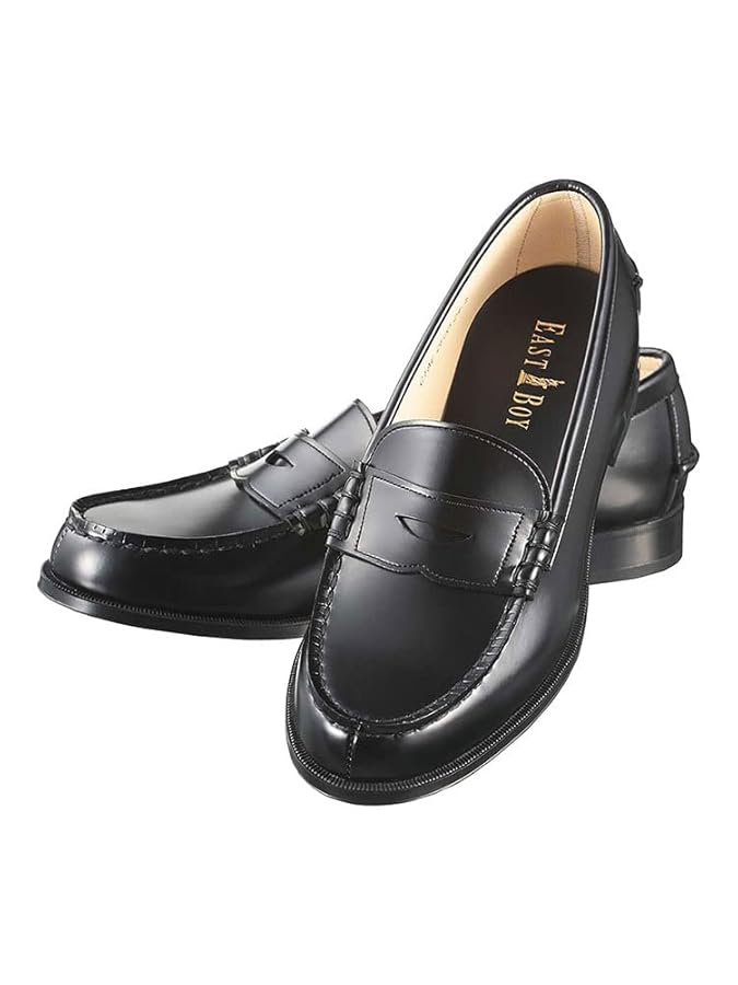 【美品1度のみ着用】EAST BOY ローファー24cm 美品 イーストボーイ ハルタコラボ ローファー 24センチ 茶 合皮